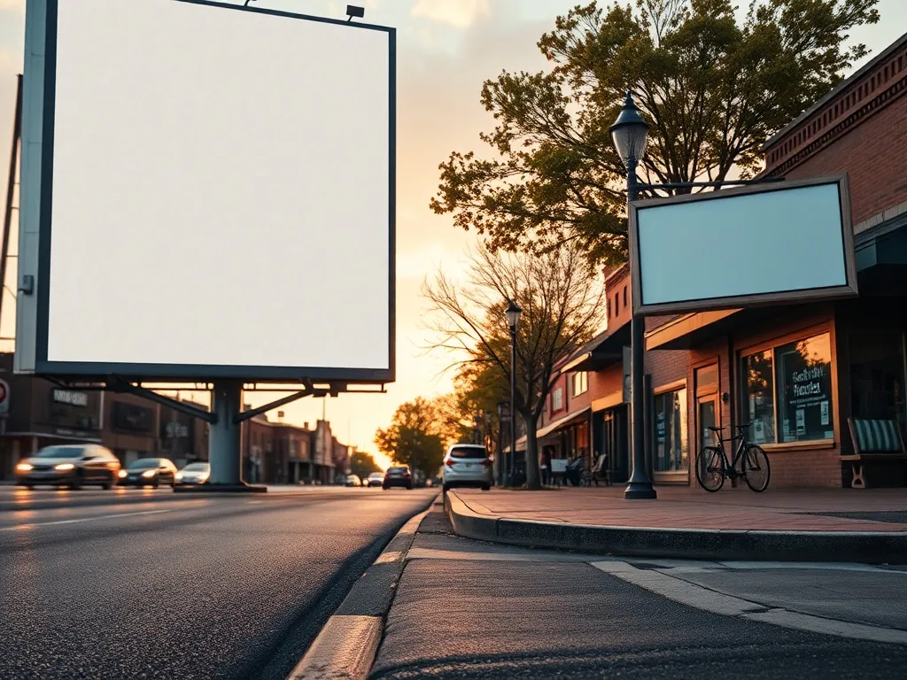 Billboardy w aglomeracjach a reklama w małych miastach – co wybrać?