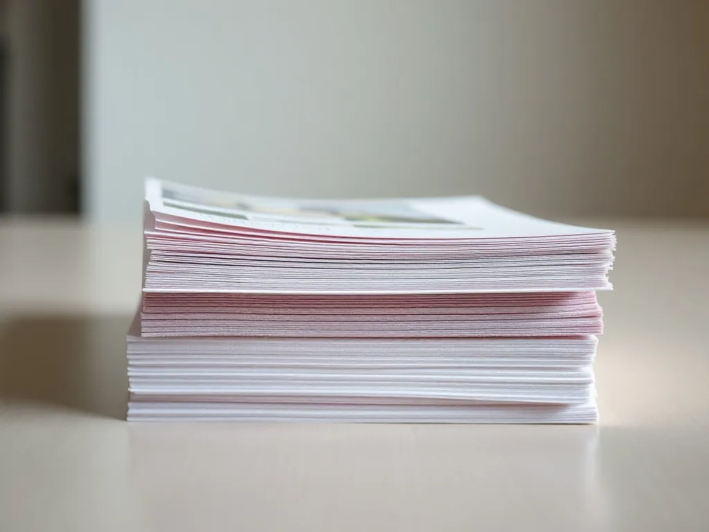 Papier kredowy a offsetowy do ulotek – który wybrać?