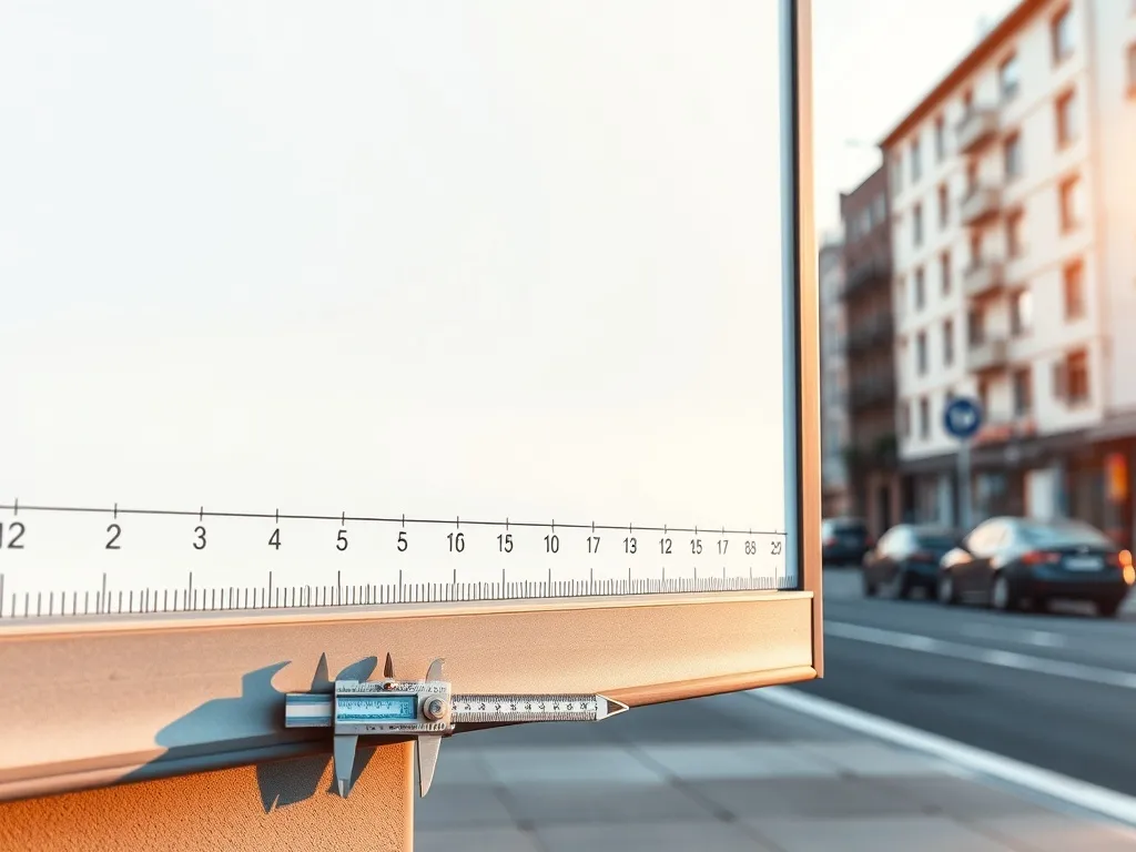 Optymalna wielkość liter w reklamie zewnętrznej – jak ją dobrać?