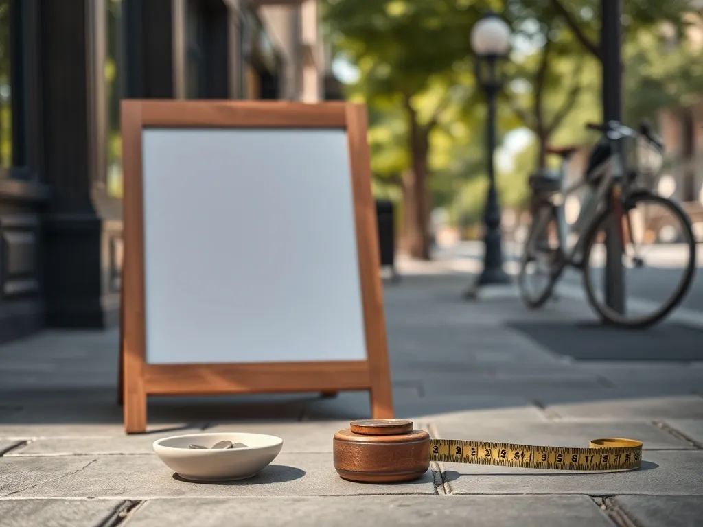 Legalność wystawiania potykaczy na chodniku i opłaty — poradnik