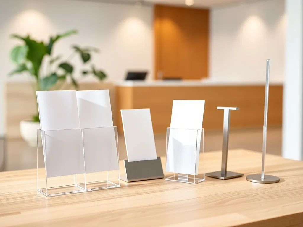 Stojaki i podajniki na ulotki – jak wybrać najlepsze?
