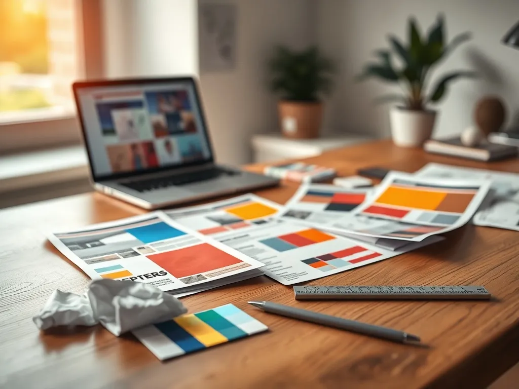 Najczęstsze błędy w projektach ulotek