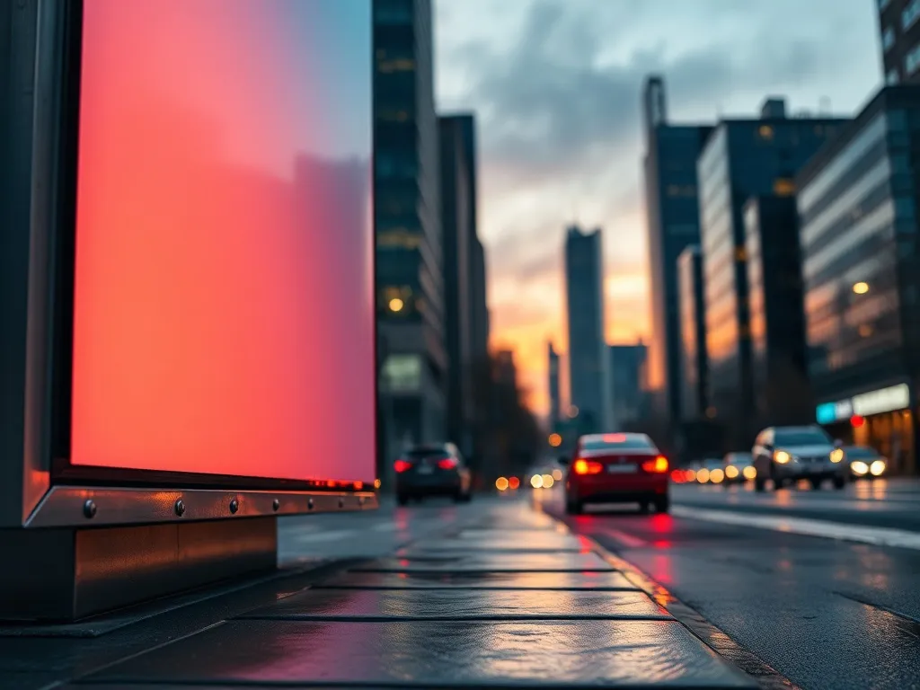 Billboardy digitalowe DOOH – wady i zalety